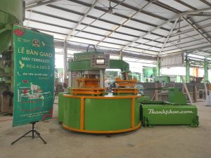 Exterior Terrazzo making machine in Thanh Phuc factory